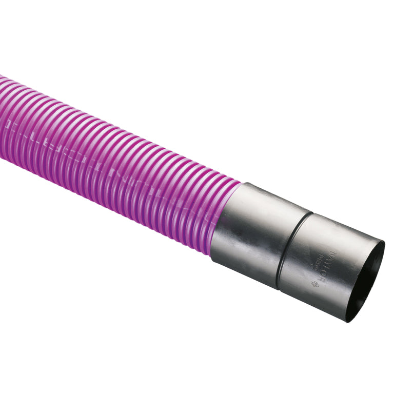 TWINWALL DUCTING 178(150)mm x 6m PIPE PURPLE MWC INC COUP
