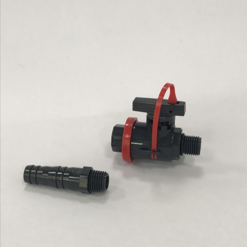 PVC-U M/F Bsp threaded valve