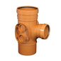 150 - 110 REDUCER TEE DOUBLE SOCKET