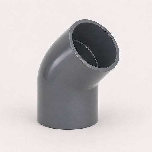 Georg Fischer PVC-U 45 degree elbow