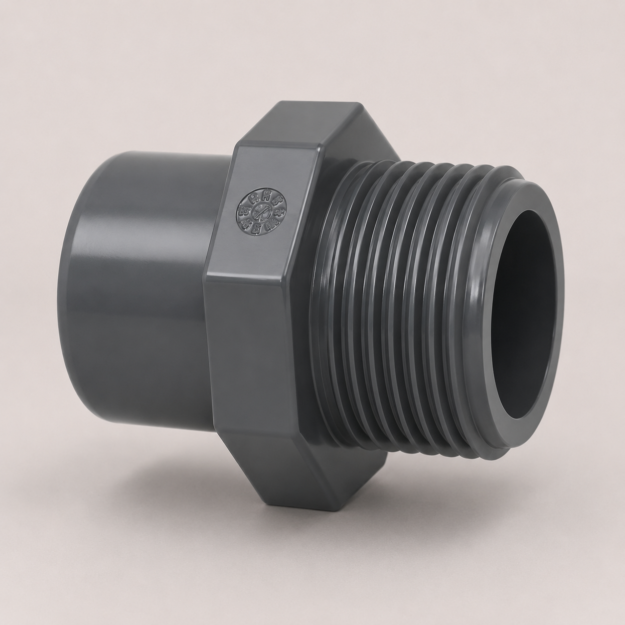 Georg Fischer PVC-U Adaptor socket nipple