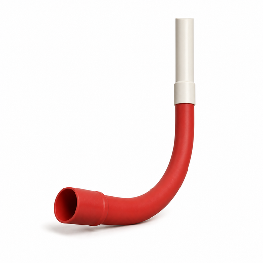 38mm RED & WHITE HOCKEY STICK