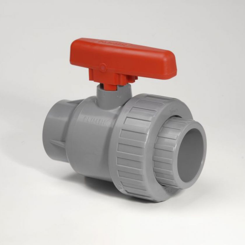 ABS Ball Valve SU/Plain Socket EPDM 1/2"