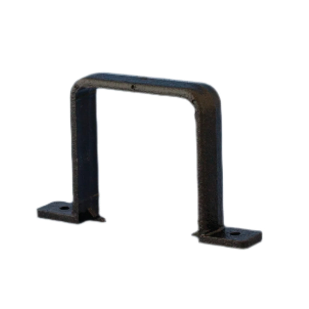 SQUARE FLUSH DOWNPIPE CLIP KAST IRON EFFECT