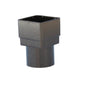 SQ/RND DOWNPIPE ADAPTOR KAST IRON EFFECT