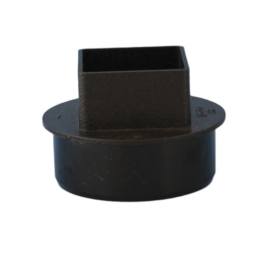 110-65MM SQUARE DOWNPIPE ADAPTOR KAST IRON EFFECT