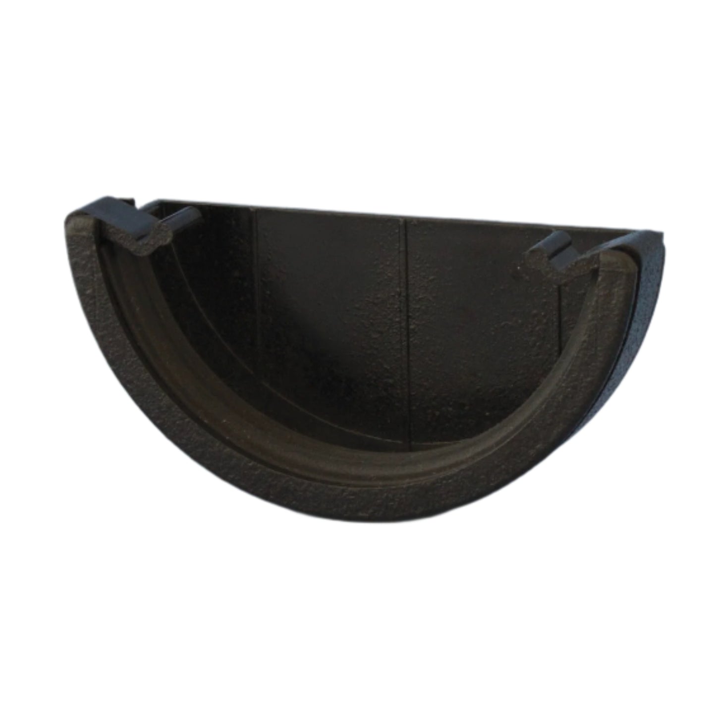 AQUAFLOW HALF ROUND EXTERNAL STOPEND KAST IRON EFFECT