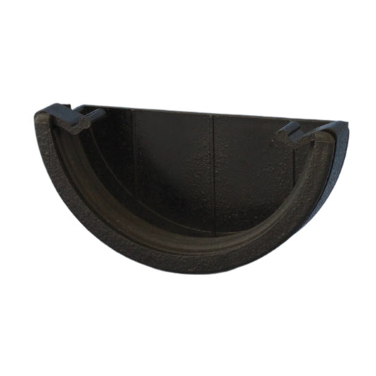 AQUAFLOW HALF ROUND EXTERNAL STOPEND KAST IRON EFFECT