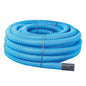 TWINWALL DUCTING  63( 50)mm x 50m COIL BLUE INC COUPLING