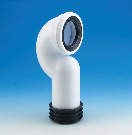 SWAN NECK PAN CONNECTOR WHITE