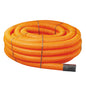 TWINWALL DUCTING  63( 50)mm x 50m COIL ORANGE T/S INC COUP