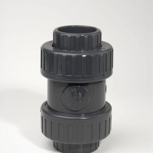 PVC-U Spring Check Valve DU/Plain Socket EPDM