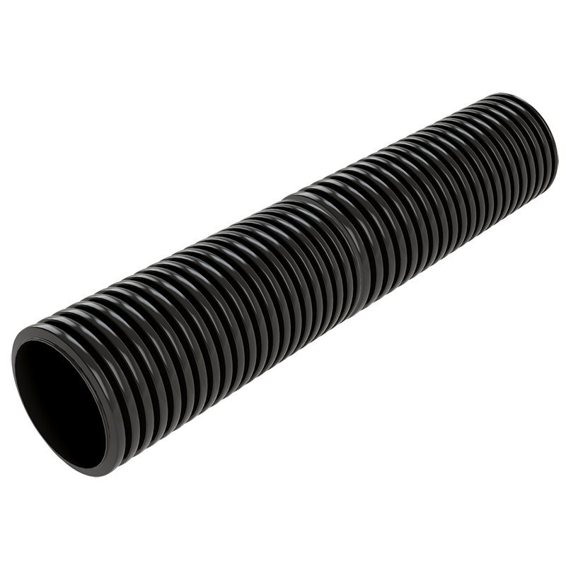 TWINWALL DRAINAGE HALF FILTER PIPE 150MM X 6 METRE