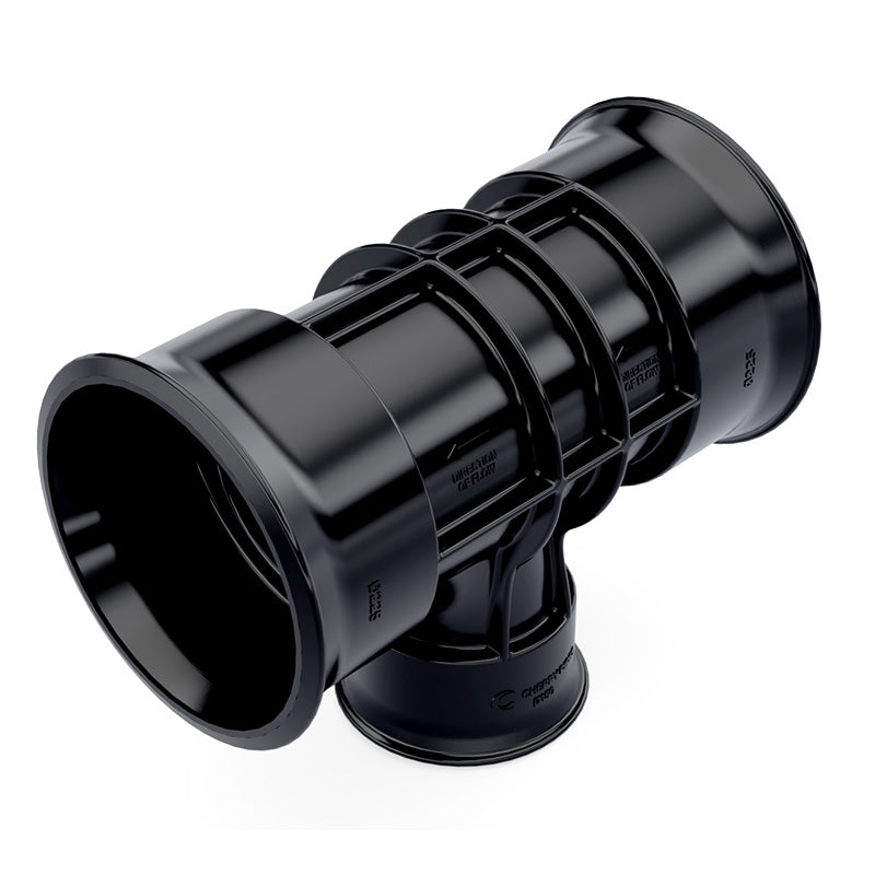 225mm TWINWALL UNEQUAL 90` JUNCTION