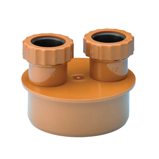 WASTE ADAPTOR 32MM DOUBLE