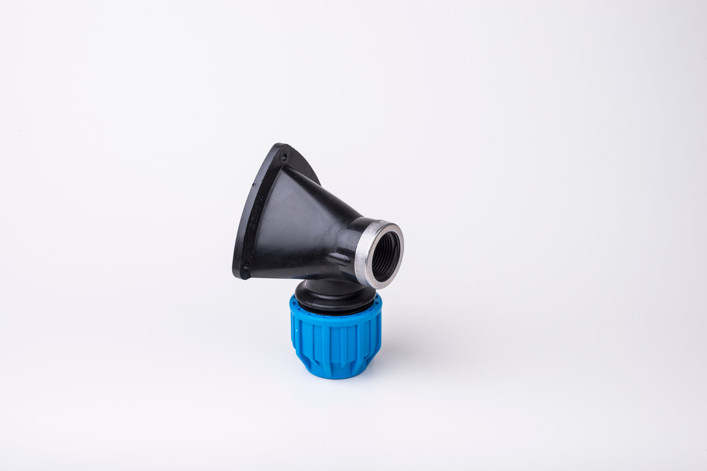 PP Compression Wall Plate Elbow