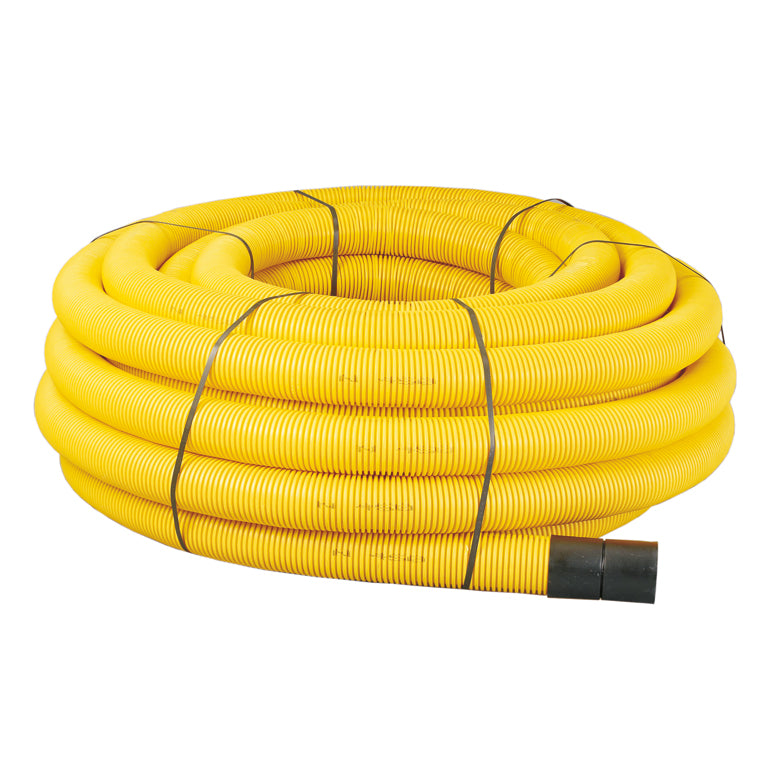 YELLOW PERFORATED GAS DUCTING COILS