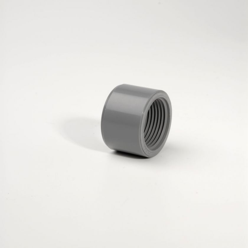 ABS Reducing Bush Plain/BSP Female 1/2" X 3/8"