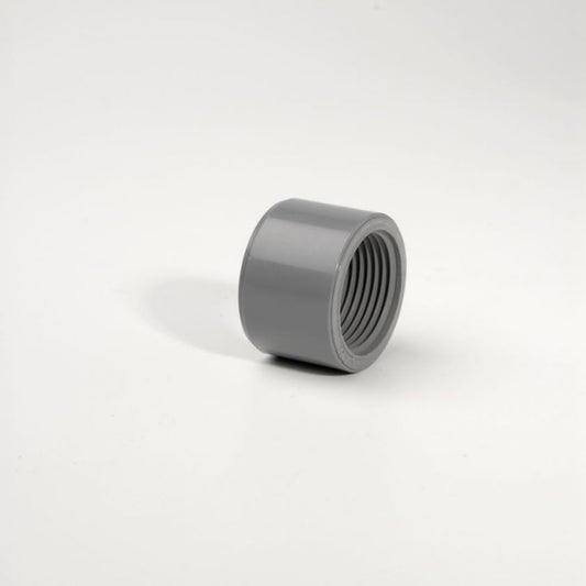 ABS Reducing Bush Plain/BSP Female 1/2" X 3/8"