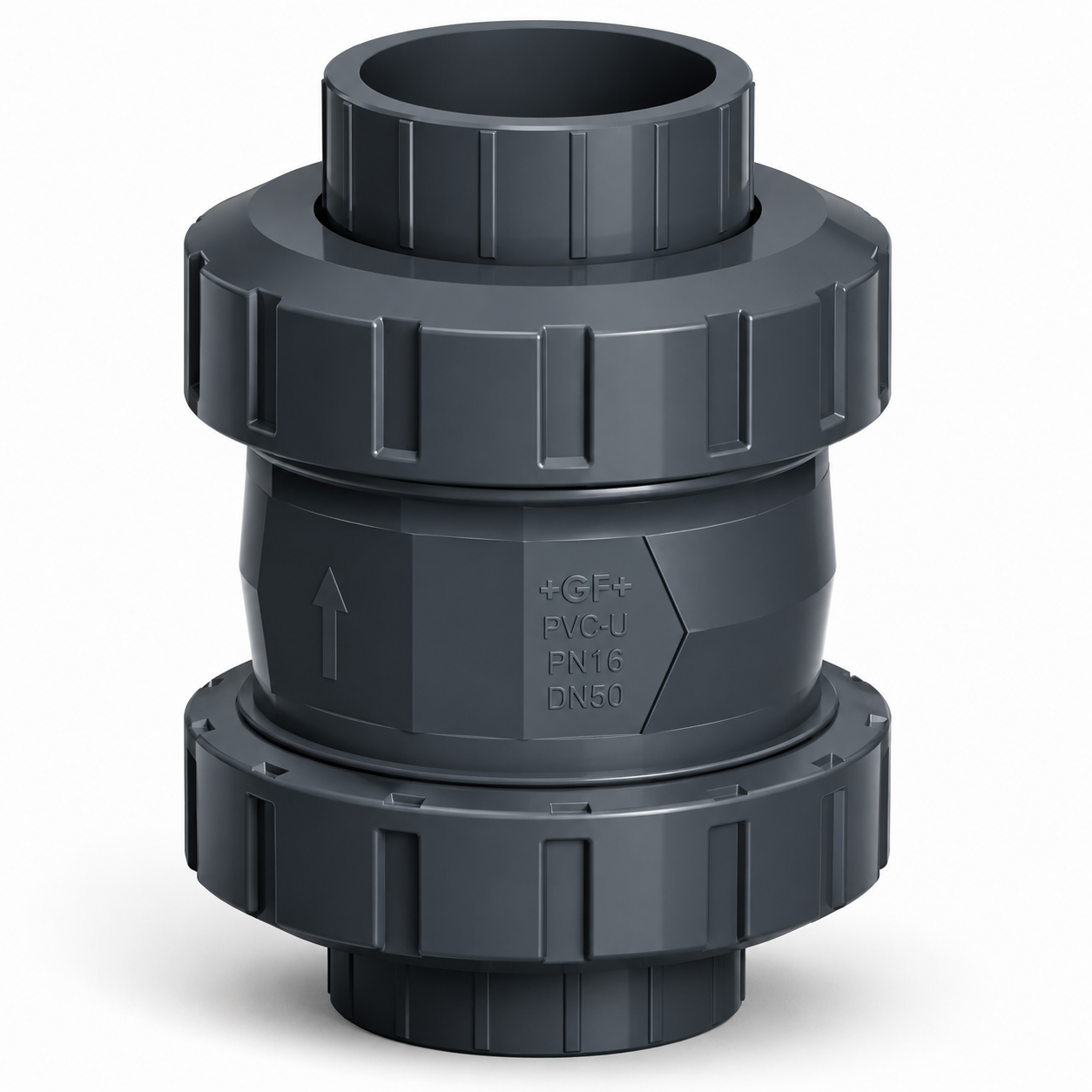 Georg Fischer PVC-U Check valve type 562 with solvent sockets  & epdm seals