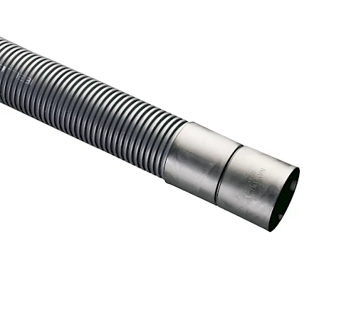 TWINWALL DUCTING 178(150)mm x  6m PIPE BLACK METROPOWER ENATS