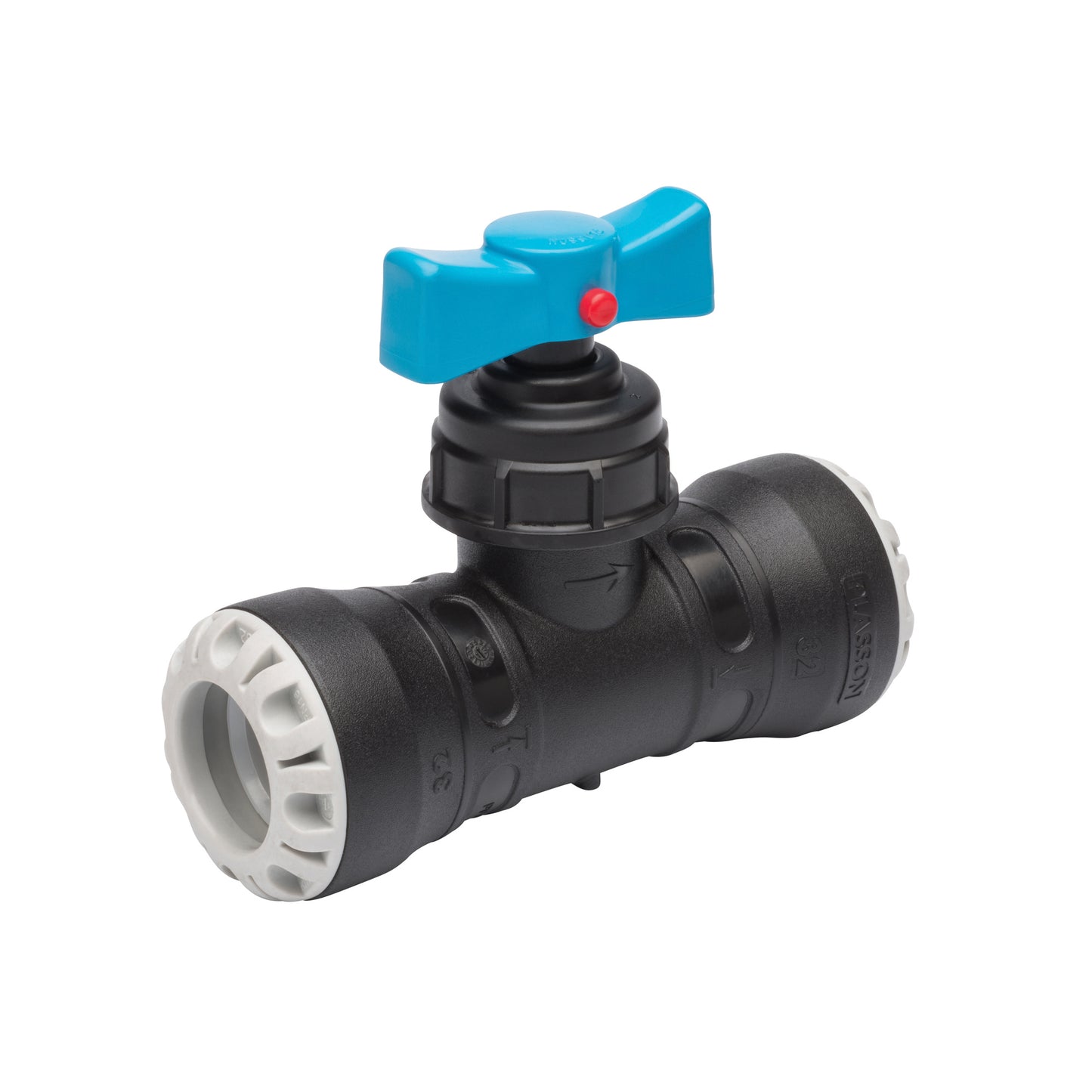 Plasson MDPE Pushfit Stop Tap (PP)