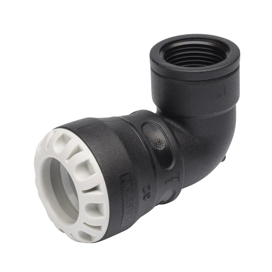 Plasson MDPE Pushfit Female Elbow