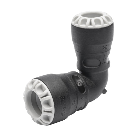 Plasson MDPE Pushfit Reducing Elbow