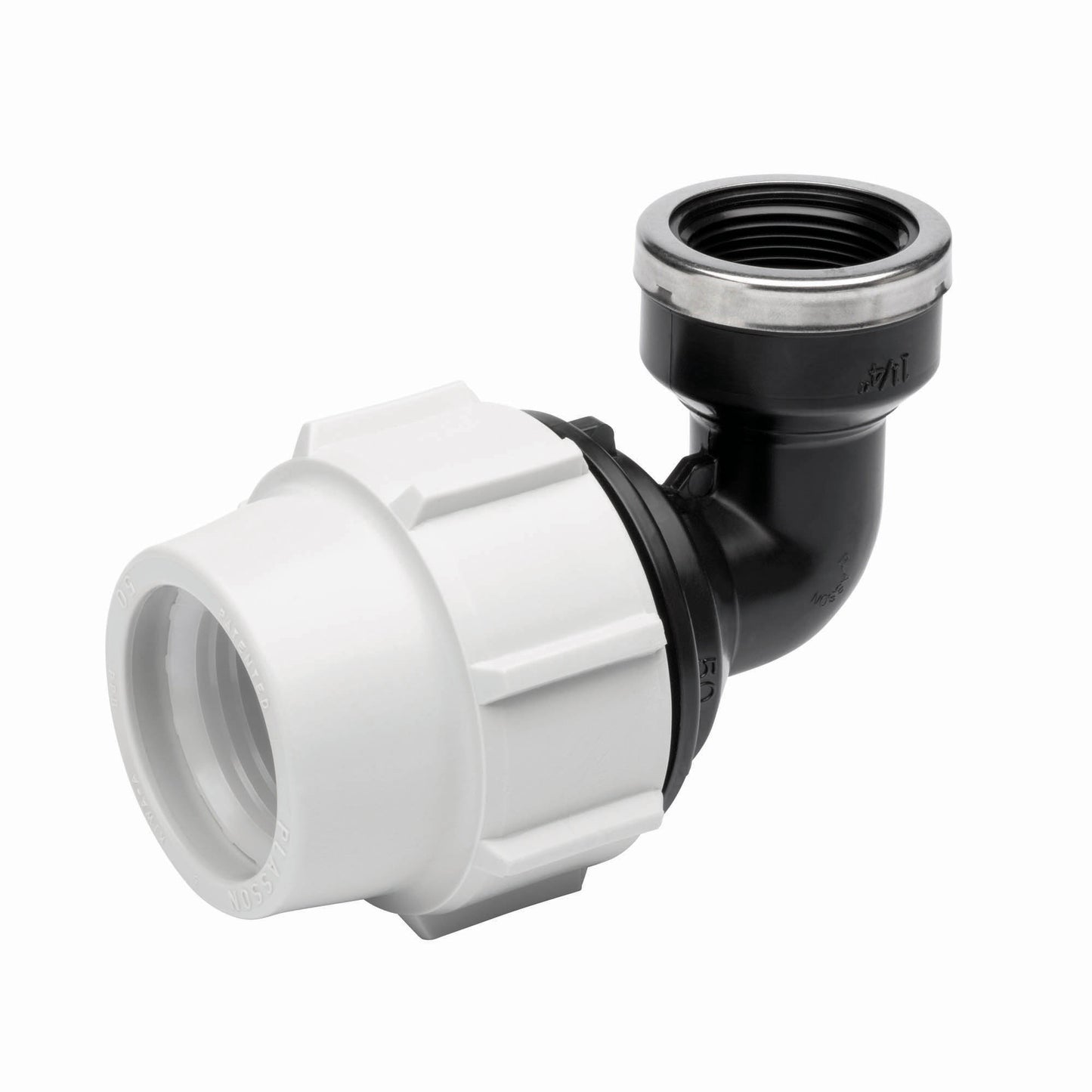 Plasson MDPE Mechanical Elbow-Female Offtake