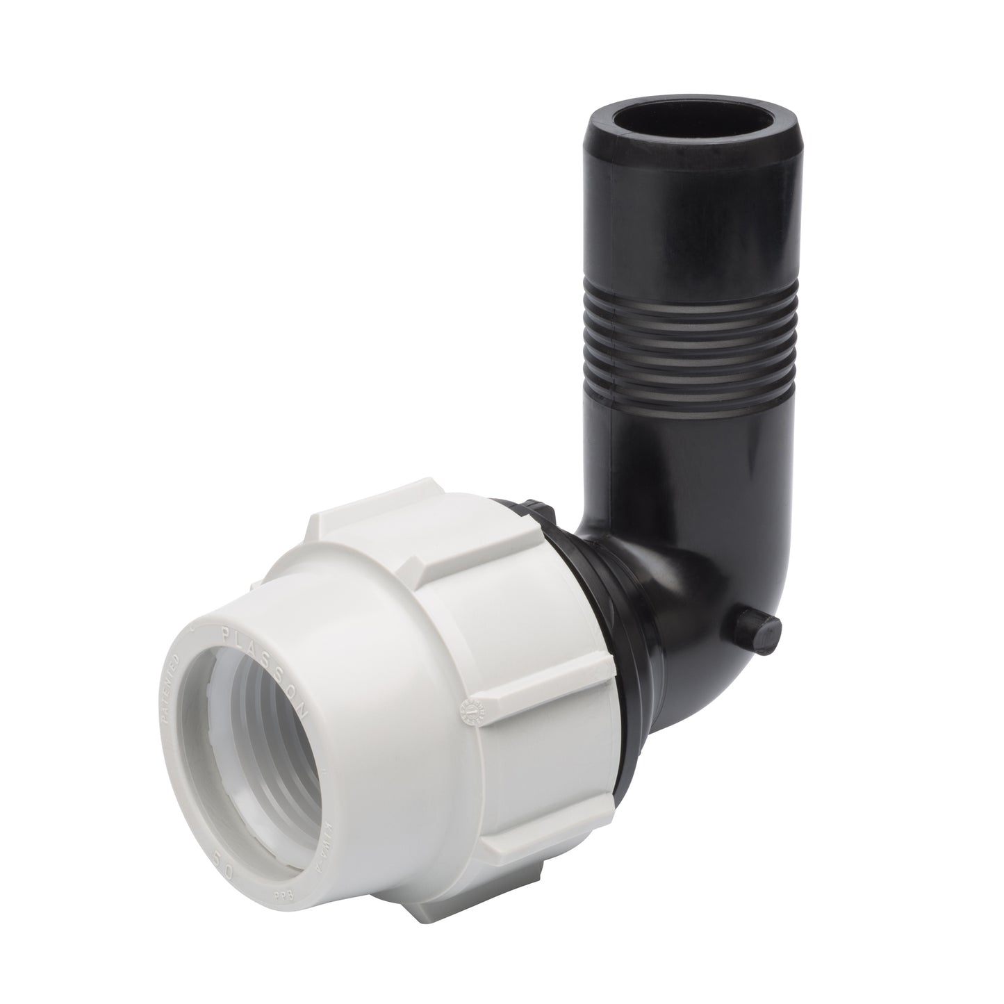 Plasson MDPE Mechanical Spigot Elbow Adaptor