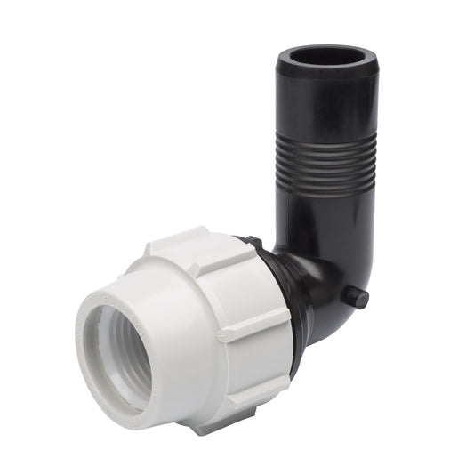 Plasson MDPE Mechanical Spigot Elbow Adaptor
