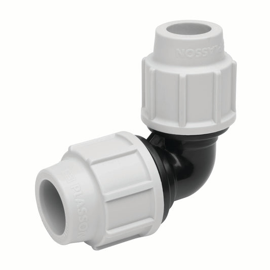 Plasson MDPE Mechanical Reducing Elbow