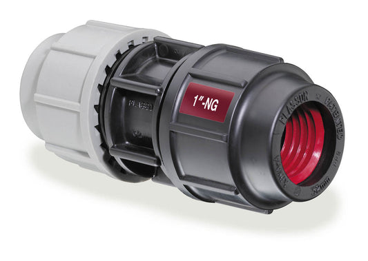 Plasson MDPE Normal/Metric Coupler