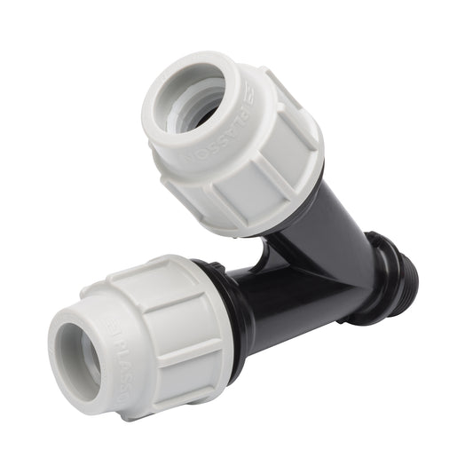 Plasson MDPE Mechanical Y Fitting