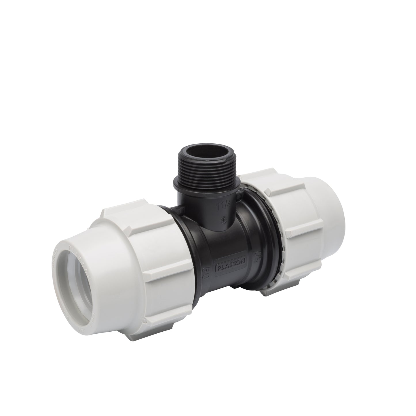 Plasson MDPE Mechanical Tee-Male Offtake