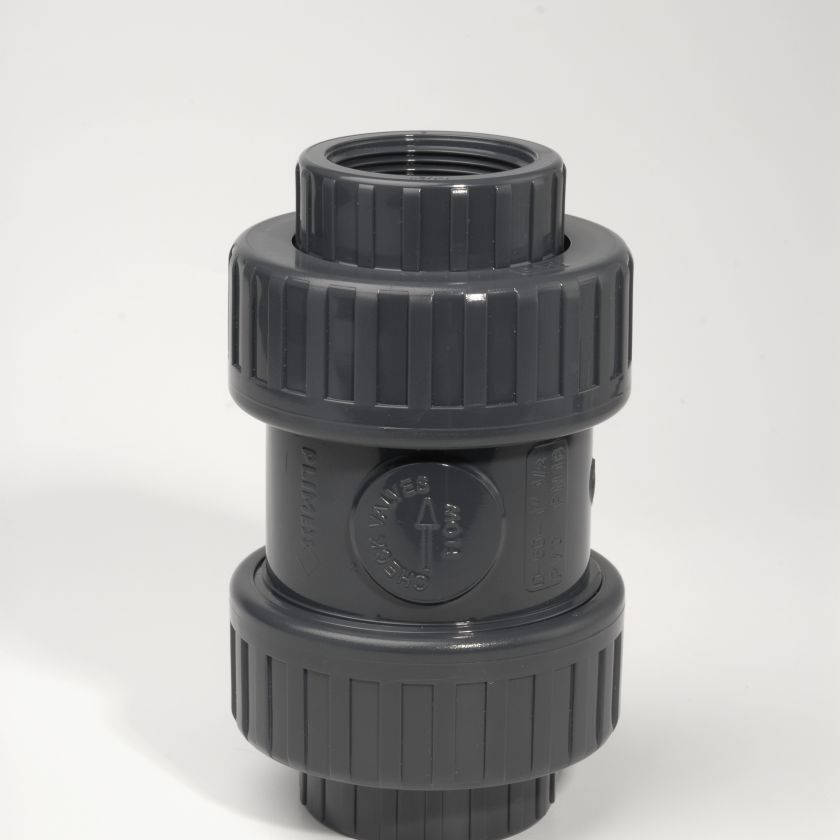 PVC-U Spring Check Valve DU/BSP Socket EPDM