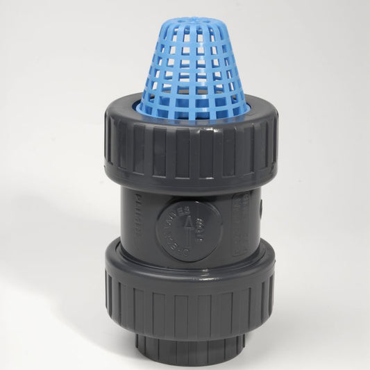 PVC-U Foot Valve Plain Metric